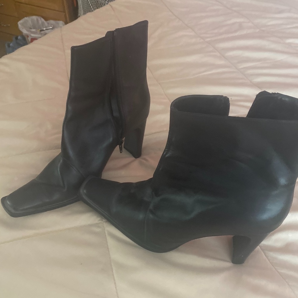 Black Heeled Booties